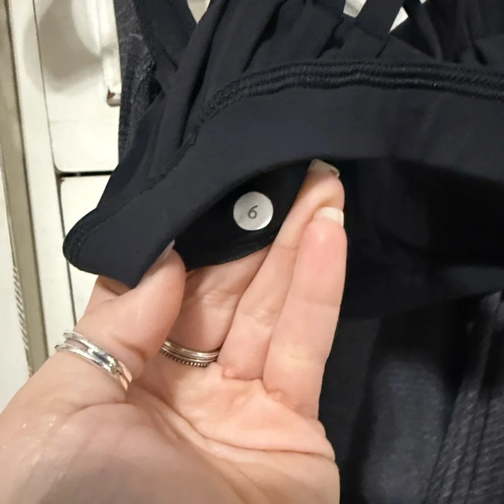 lululemon athletica heathered black wild tank - Picture 7 of 7